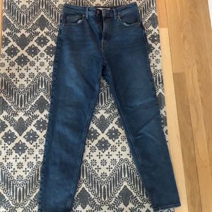 High waisted blue jeans from ASOS. Never worn